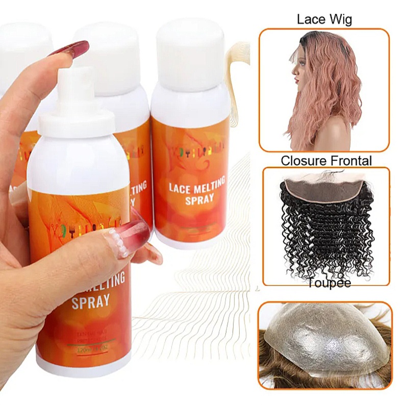 Lace Melting Spray For Lace Wigs Natural Lace Melt Spray And Lace Melt Band Wig Accessories Lace Bond Adhesive Spray Wig Spray