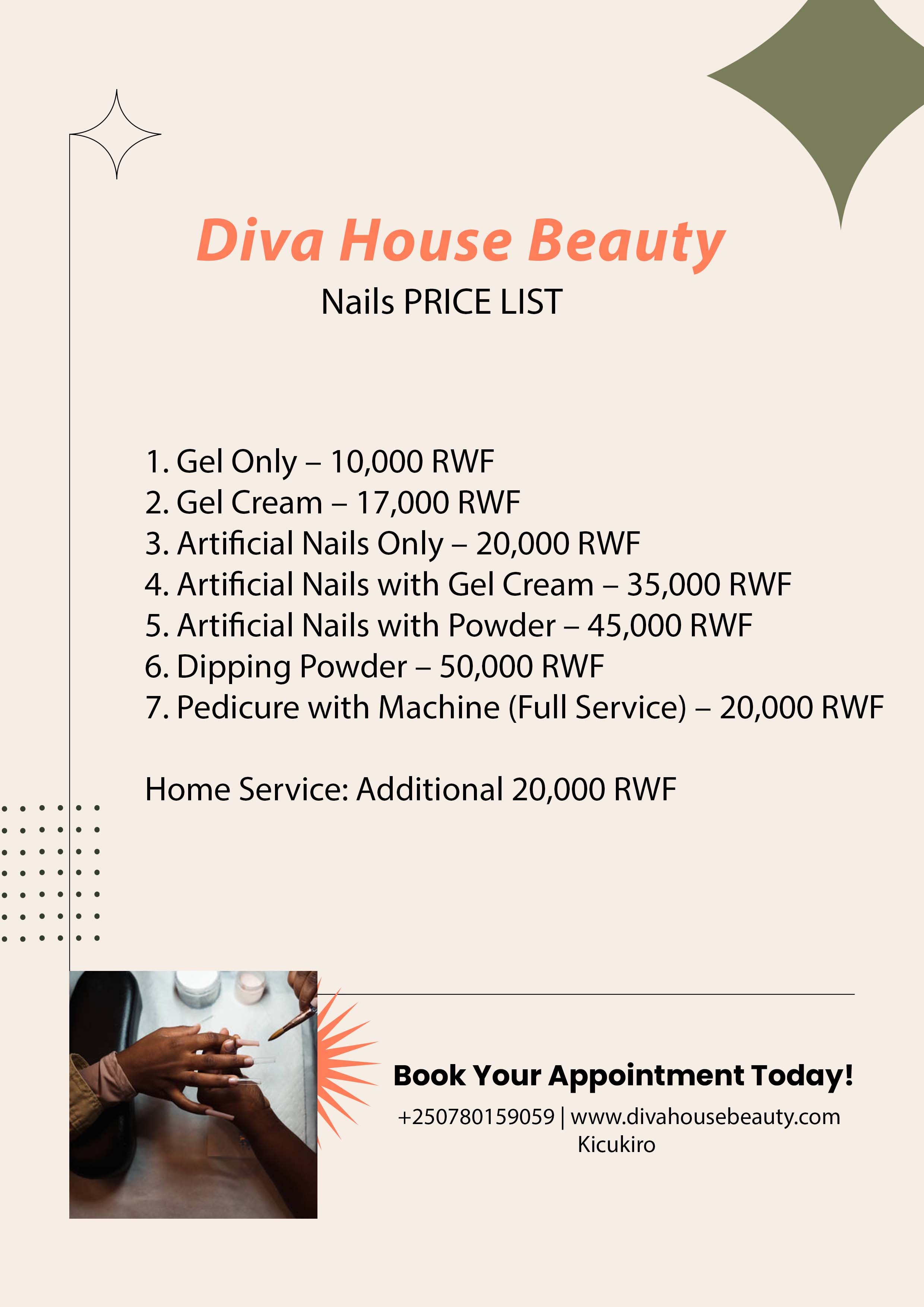 Nails Pricing