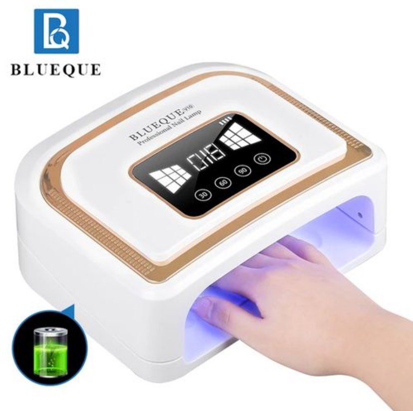Blueque Rechargeable UV/LED Nail Lamp 120W